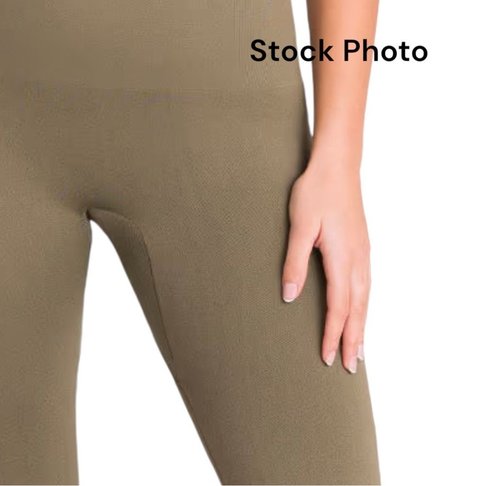 SHAPERMINT Impetua Olive Green Shaping Leggings Wm Sz Med NWOT